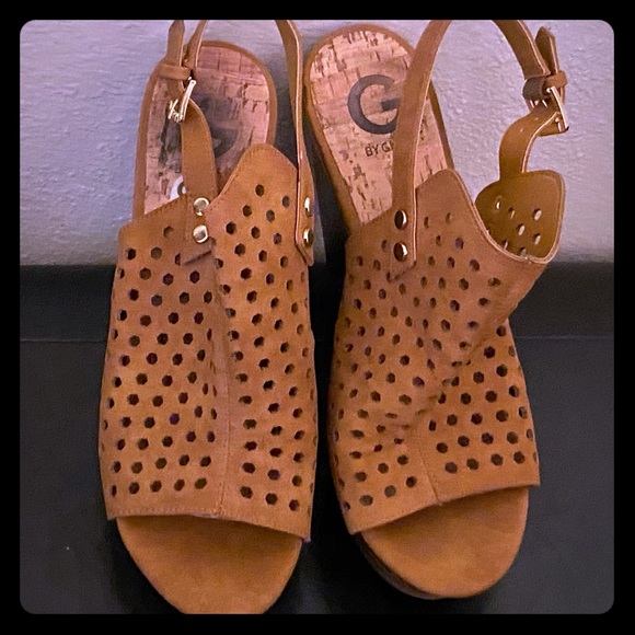 G by Guess Shoes - Brown Wedges